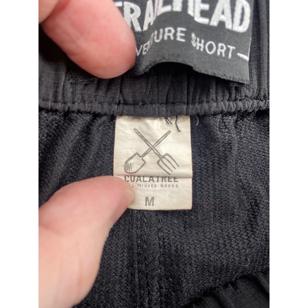 Coalatree Trailhead Adventure Shorts Mens Medium Black Ripstop Hiking Outdoor M - Picture 3 of 6